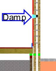 debris in cavity