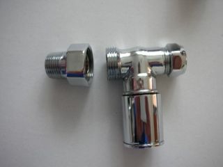 chrome radiator valve