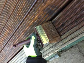 stain decking