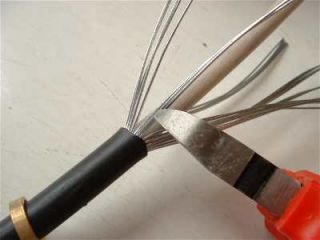 snip steel wire