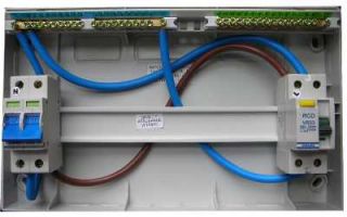 split load consumer unit bare