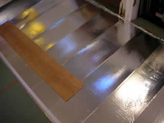 Foil backed laminate underlay