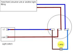 harmonised light wiring ceiling rose