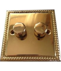 brass dimmer switch