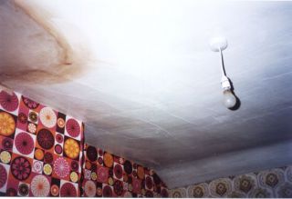 damaged ceiling