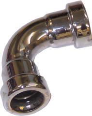 chrome push fit elbow