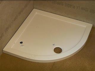 Install shower tray