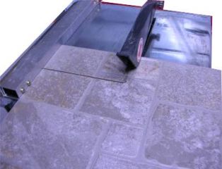 wet tile saw fence